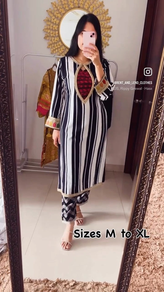 Striped Coord Set