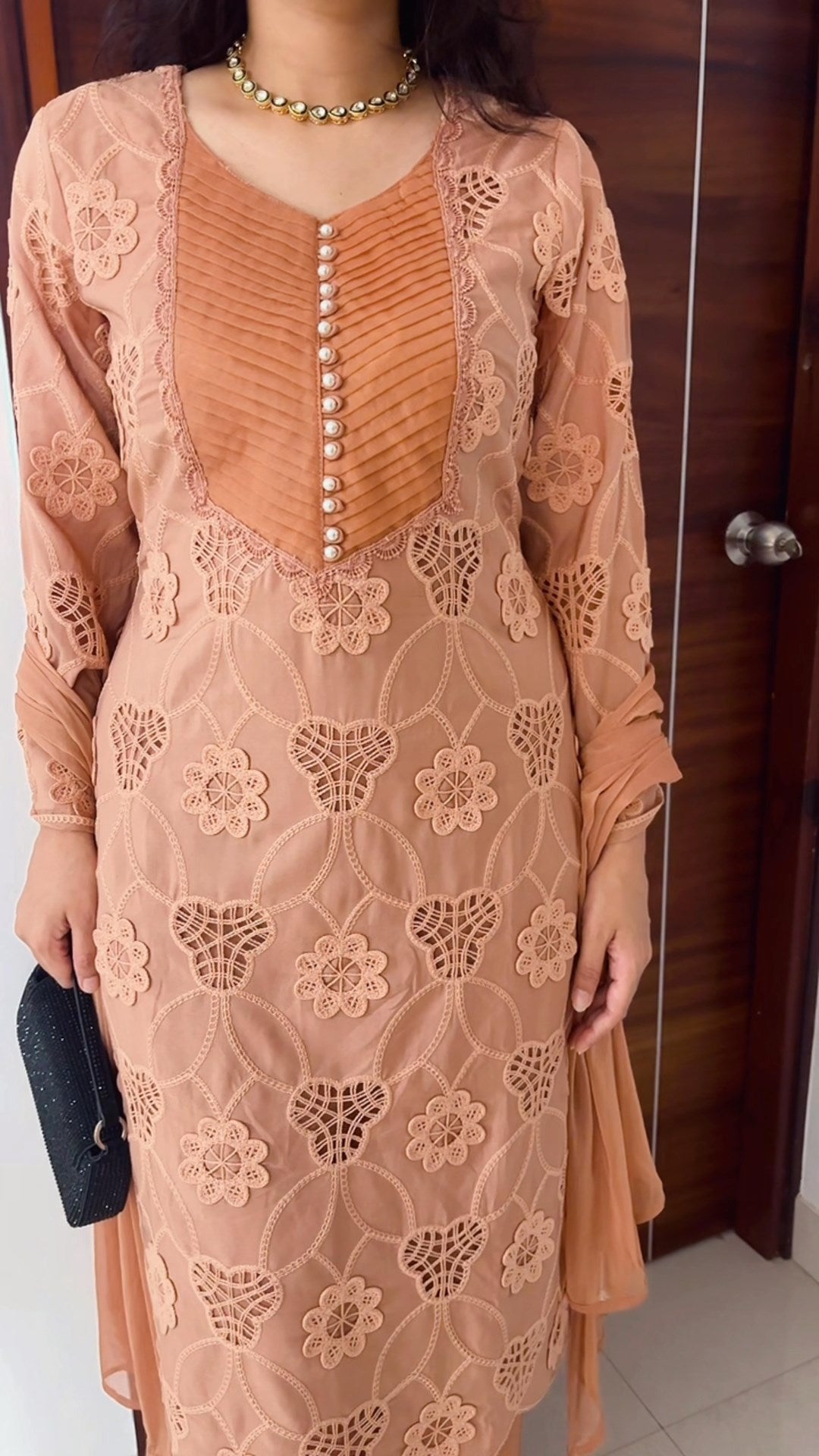Crochet Lace Three-piece suit