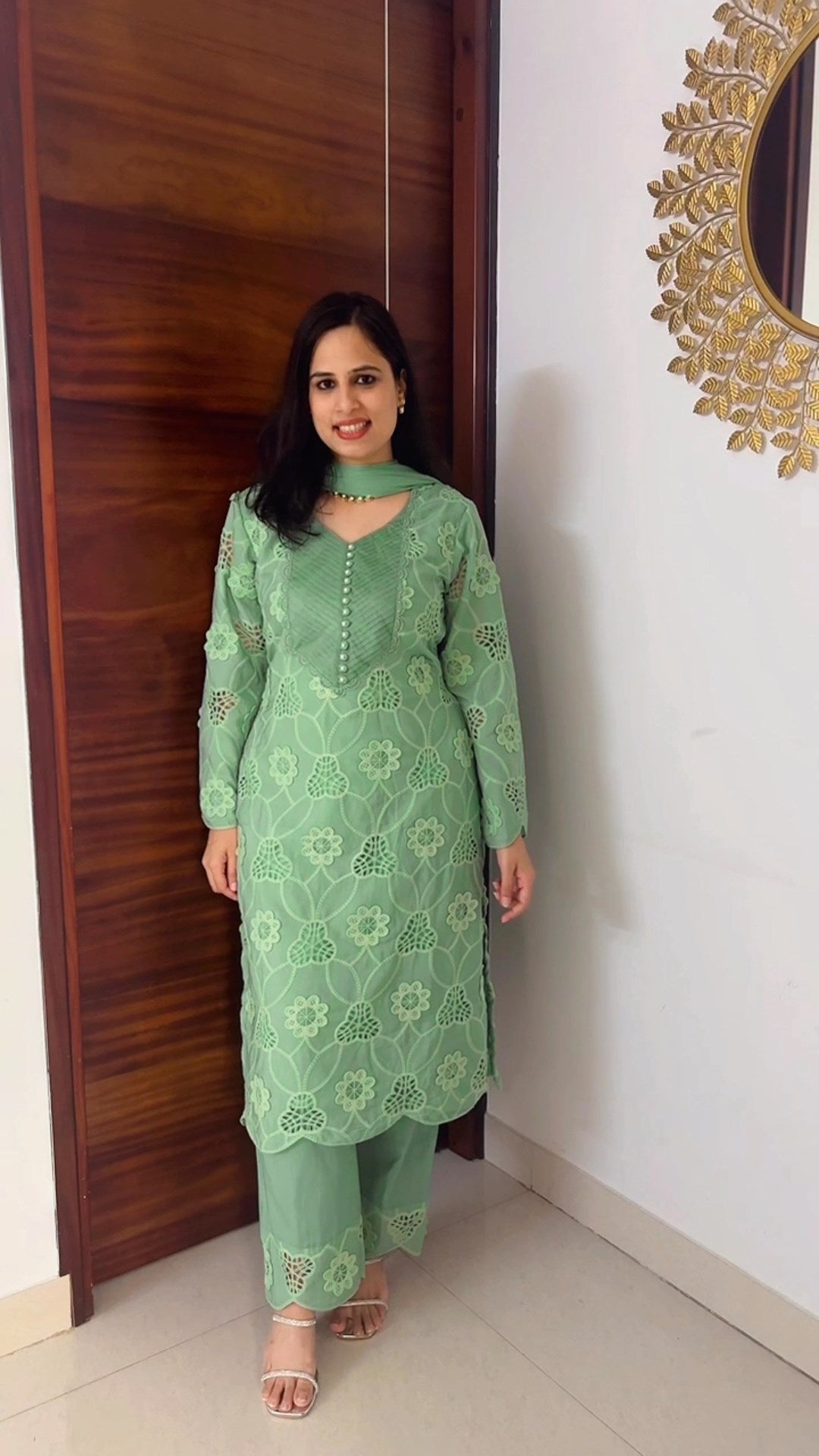 Crochet Lace Three-piece suit