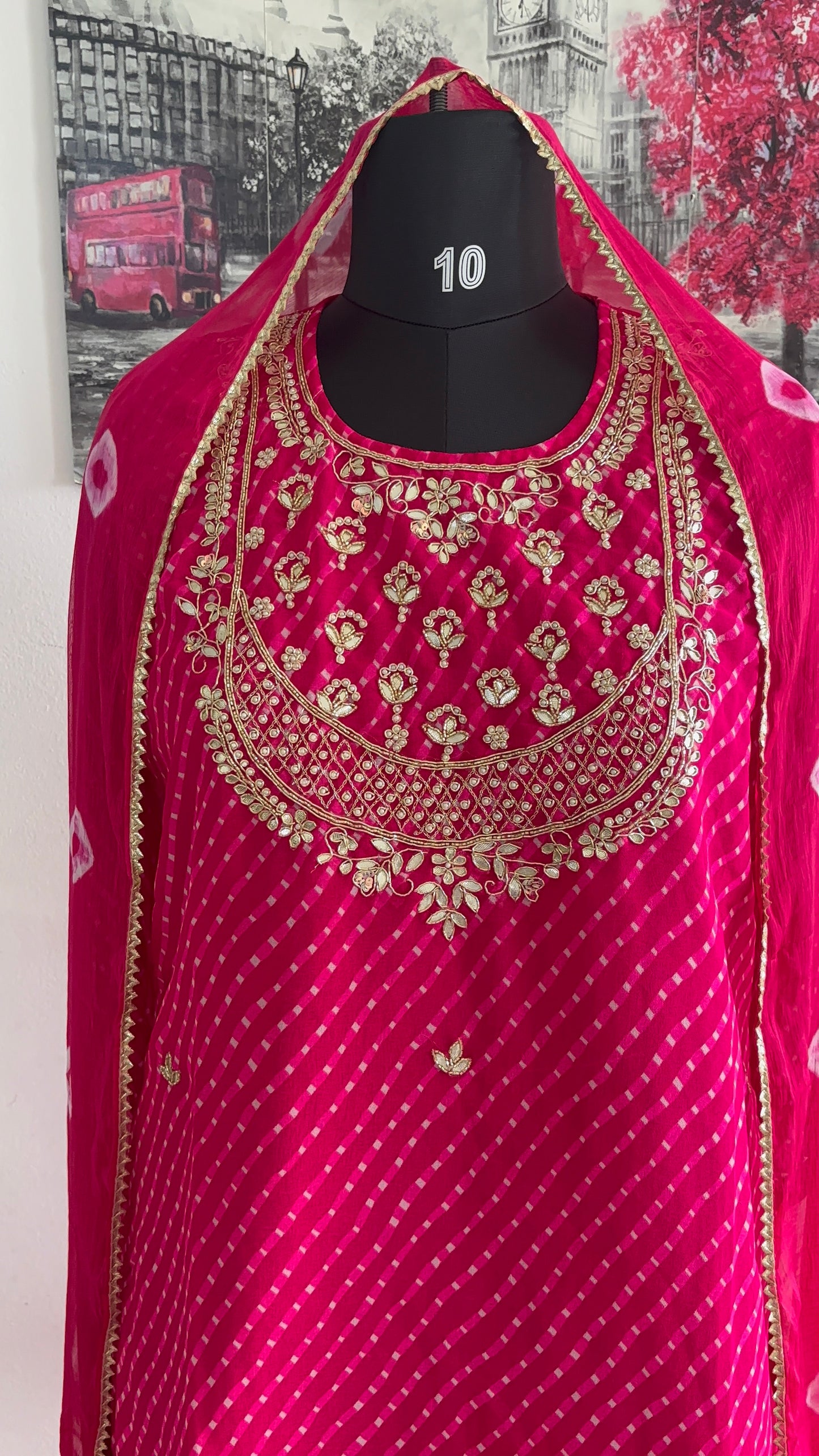 Bandhani Three Piece Suit Set