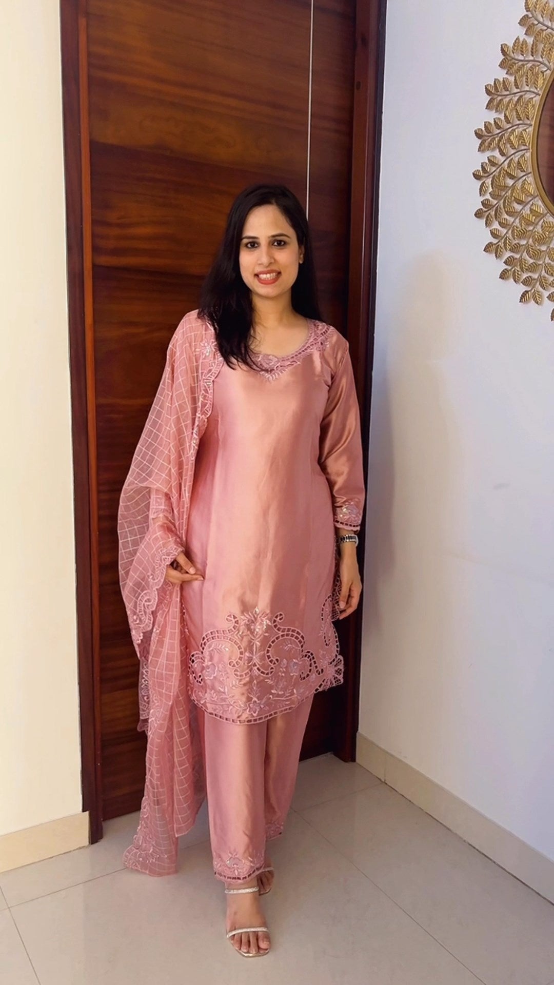 Cutwork Pakistani Suit