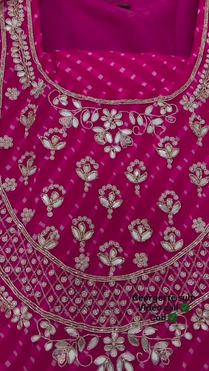 Bandhani Three Piece Suit Set