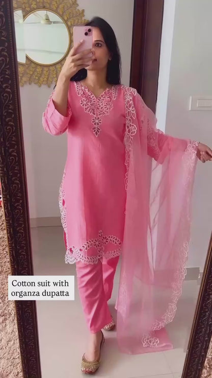 Cutwork Suit