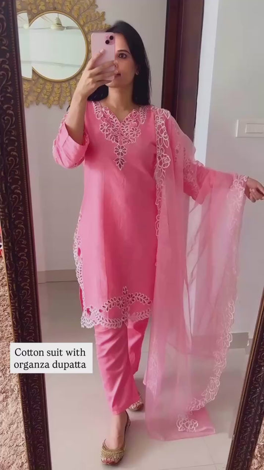 Cutwork Suit