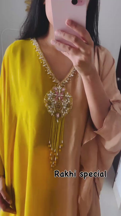 Crepe Kaftan Set