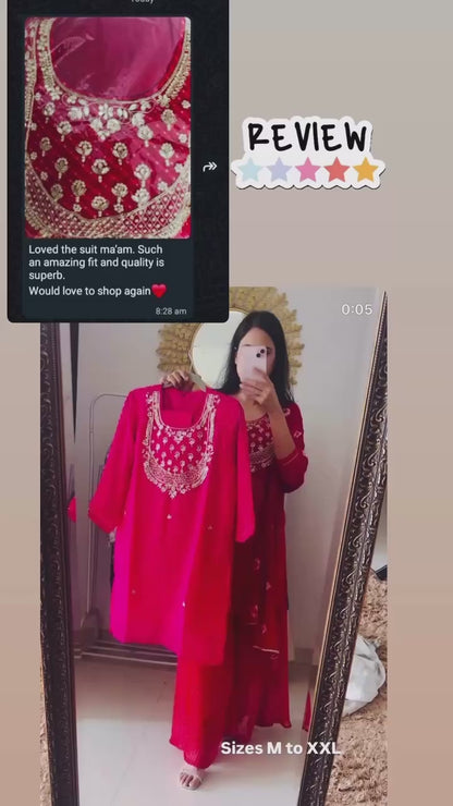 Bandhani Three Piece Suit Set
